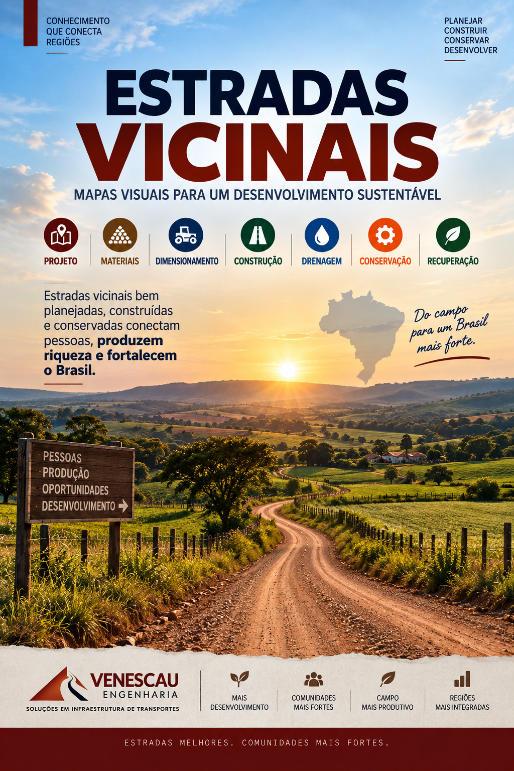 Capa Mapas Visuais de Estradas Vicinais